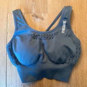 Gymshark Women's steel blue Sports Bra